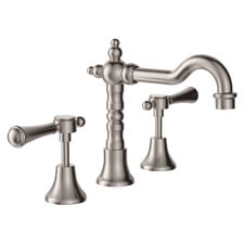 Lillian Shepherds Crook Basin Tap Set with Levers