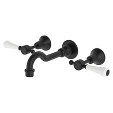 Lillian Ceramic Lever Bath/Basin Wall  Tap Set
