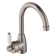 Eleanor Brass Gooseneck Basin Mixer Tap