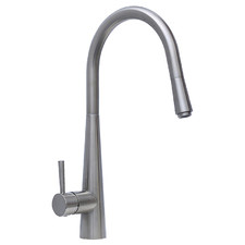 Isabella Deluxe Gooseneck Pull-Out Kitchen Mixer Tap