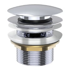 Universal 40mm Brass Pop-up Bath Waste with Overflow