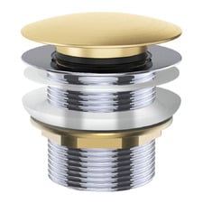 40mm Brass Universal Pop Up - Pull Out Bath Waste
