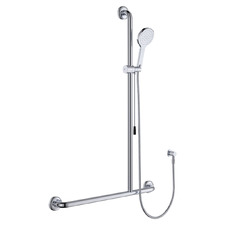 Luciana Care Right-Hand Inverted T Rail Shower