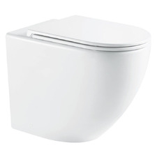 Alix Wall Faced Toilet Pan With Quick Release Slim Seat