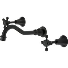 Lillian Cross Handle 1/4 Turn Ceramic Disk Bath/Basin Set