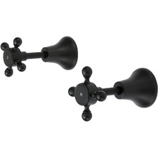 Lillian 1/4 Turn Ceramic Disc Wall Top Assemblies (Set of 2)