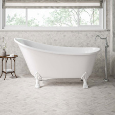 Elizabeth  Acrylic Freestanding Clawfoot Bath