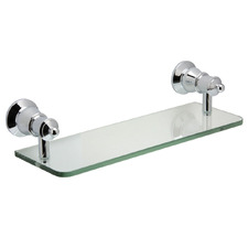 Lillian Metal & Glass Bathroom Shelf