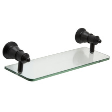 Lillian Metal & Glass Bathroom Shelf