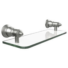 Lillian Metal & Glass Bathroom Shelf