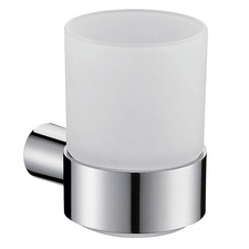 2 Piece Chrome Empire Tumbler & Holder Set