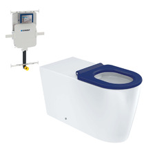 Isabella Care P-Trap Wall-Faced Toilet Suite With Geberit Sigma In-Wall Cistern