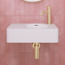 Encanto 470mm Matte White Wall Mounted Basin