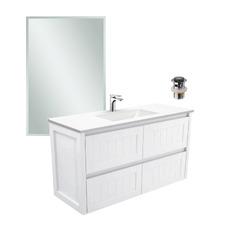 Vanessa 1200mm Wall Hung Vanity package with Mirror