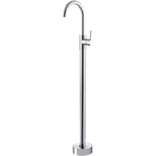 Isabella Gooseneck Swivel Floor Mounted Mixer