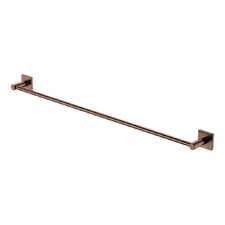 Sansa 900mm Brushed Copper Single Towel Rail