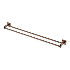 Sansa 900mm Brushed Copper Double Towel Rail