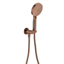 Empire Slim Brushed Copper Swivel Hand-held Shower