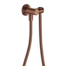 Round Shower Hose with Bracket