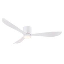 White Instinct DC Ceiling Fan with LED