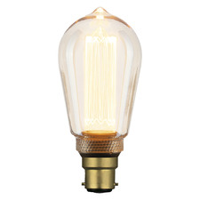 Gwen B22 Tubular 4W Vintage Style LED Bulb