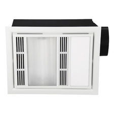 Domini 800W 3-in-1 Bathroom Heater with Exhaust Fan and LED Light