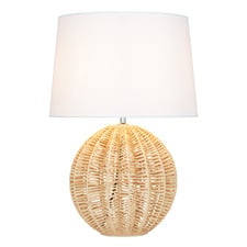 Stiloso Steel & Linen Table Lamp