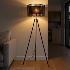 Speranze Rattan Floor Lamp