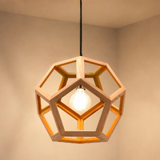 Darien Natural Ash Wood Pendant Light