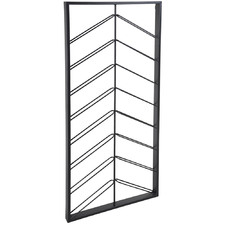 Grey Franko Chevron Wine Rack