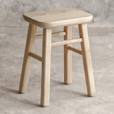 Glenna Sungkai Wood Accent Stool