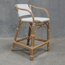 66cm Sonya Rattan Counter Stool