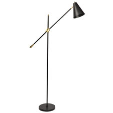 Black Zaharab Metal Floor Lamp