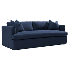Cayman 3 Seater Linen-Blend Slipcover Sofa