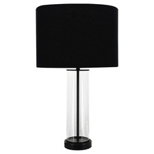 Black Cassandra Side Table Lamp