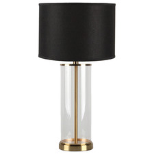 Roswell Bank Glass Table Lamp