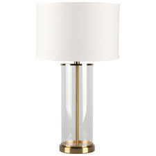Roswell Bank Glass Table Lamp