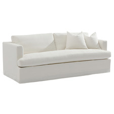 Cayman 3 Seater Linen-Blend Slipcover Sofa