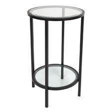 Martin Iron & Glass Side Table