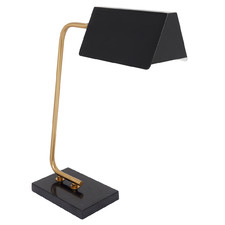 Patryk Metal & Marble Desk Lamp