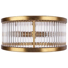 Athos Iron Flush Mount Ceiling Light