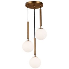 Helicon Iron 3 Light Pendant