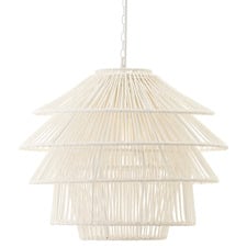 Ossa Iron & Paper Rope Pendant Light