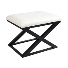 Black Logan Stool