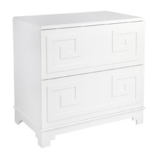 White Germaine Bedside Table