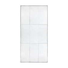 Black Beluga Panelled Floor Mirror