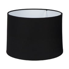 Sharla Black Small Linen Lamp Shade