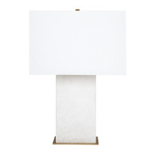Alexandria White Alabaster Table Lamp