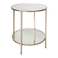 Kluge Mirrored Side Table