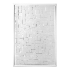 Mosaic Blanco Framed Canvas Wall Art